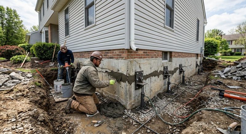 Basement Foundation Repair in Empire, MI