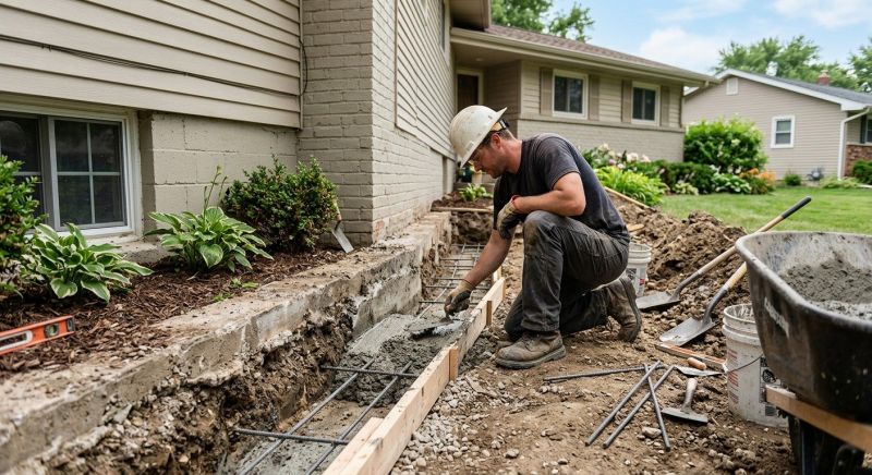 Concrete Foundation Repair in Empire, MI