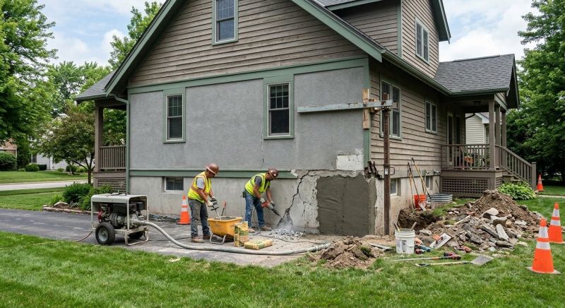 Concrete Foundation Repair in Onekama, MI