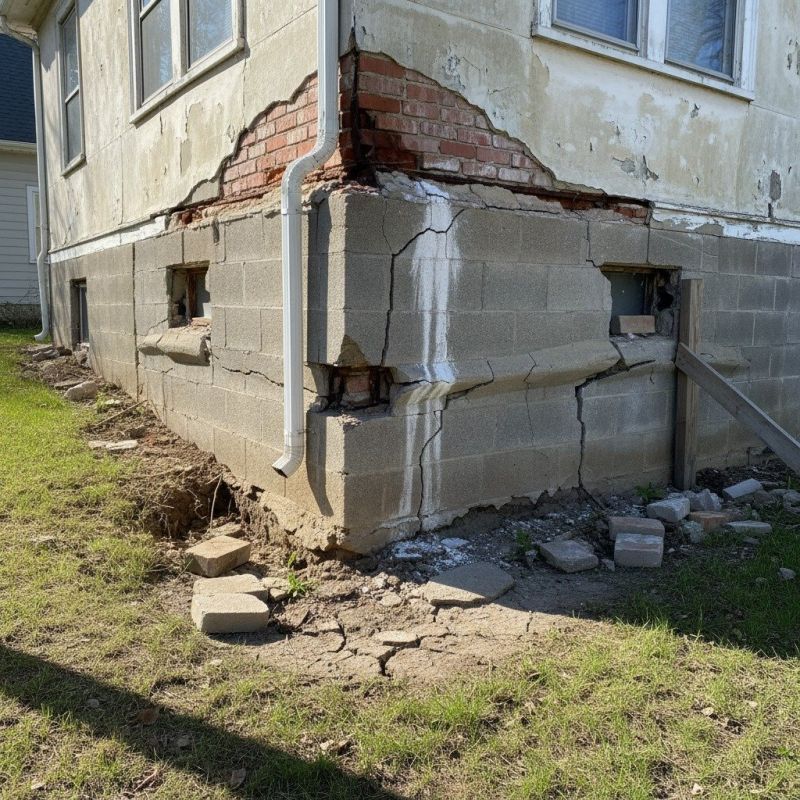 Cracked Foundation Repair in Benzie County, MI