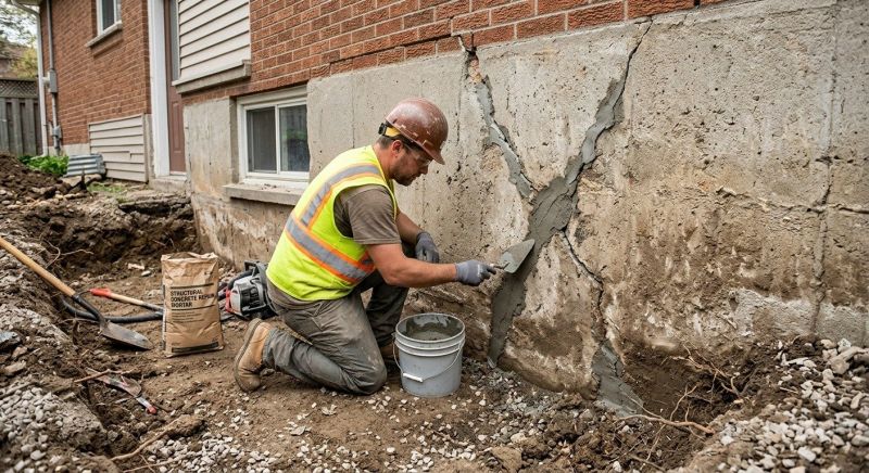 Exterior Foundation Repair in Benzie County, MI
