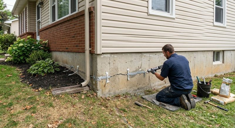 Foundation Crack Sealing in Benzie County, MI