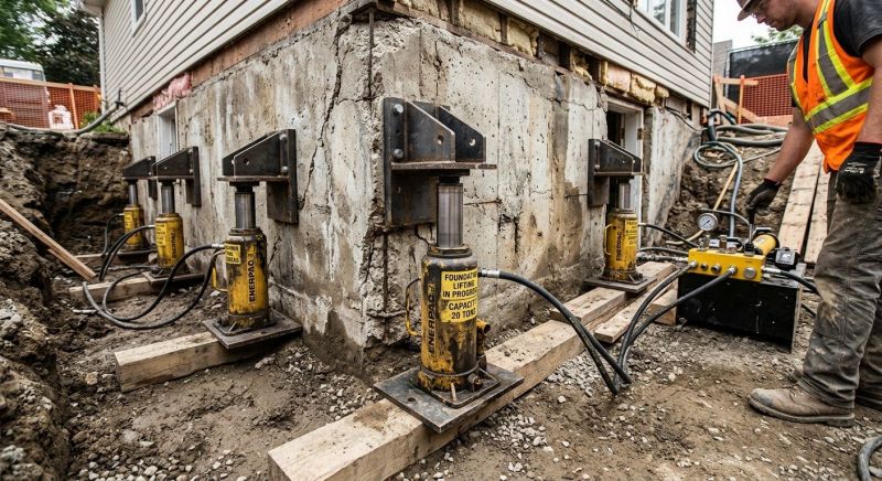 Foundation Jacking in Bear Lake, MI