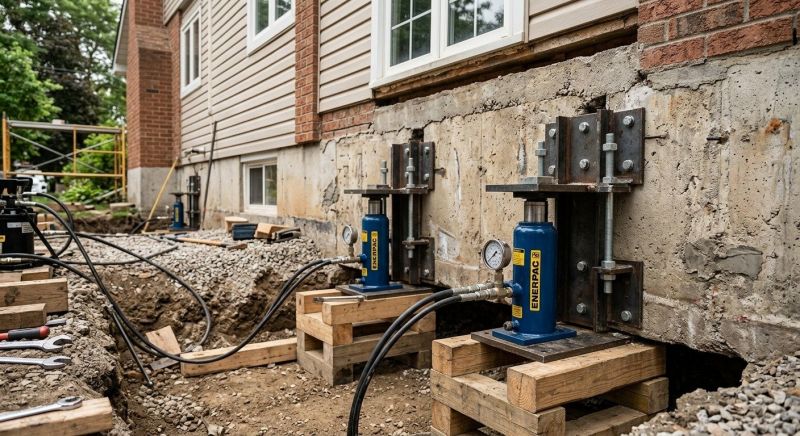 Foundation Jacking in Frankfort, MI