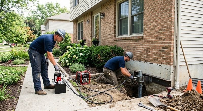 Foundation Jacking in Frankfort, MI