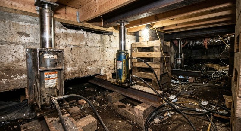 Foundation Jacking in Frankfort, MI