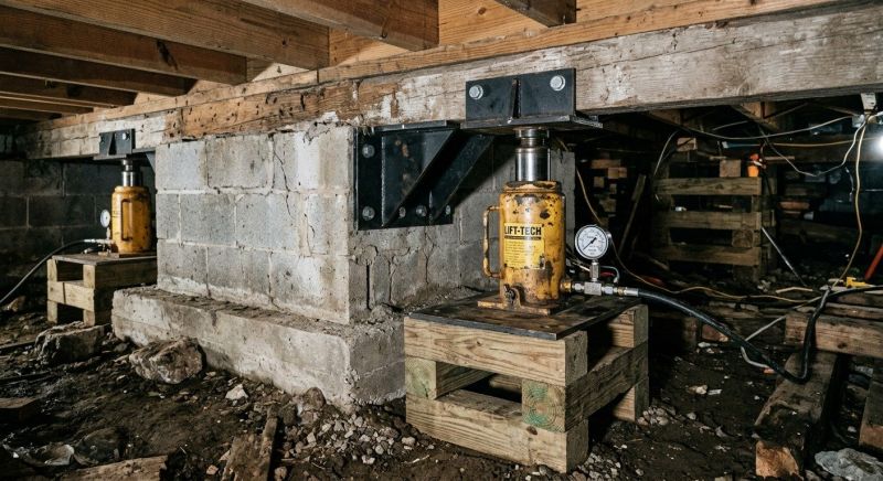 Foundation Jacking in Frankfort, MI