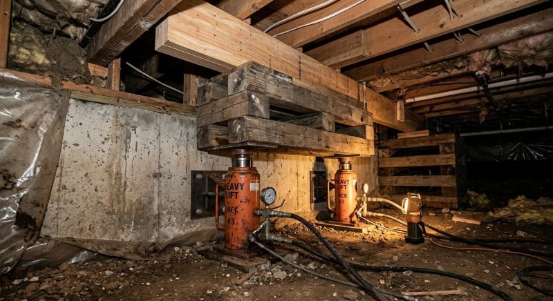 Foundation Jacking in Onekama, MI