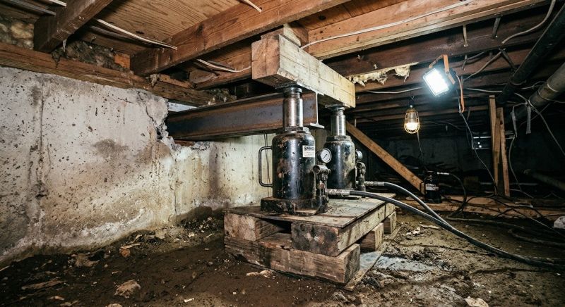 Foundation Jacking in Onekama, MI
