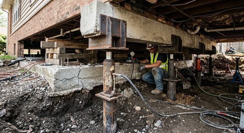 Foundation Lifting in Empire, MI