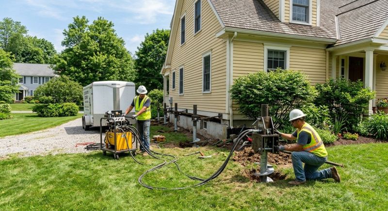 Foundation Lifting in Empire, MI