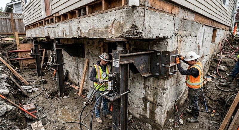 Foundation Lifting in Frankfort, MI