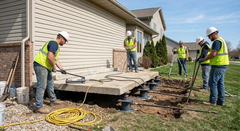 Foundation Lifting in Honor, MI