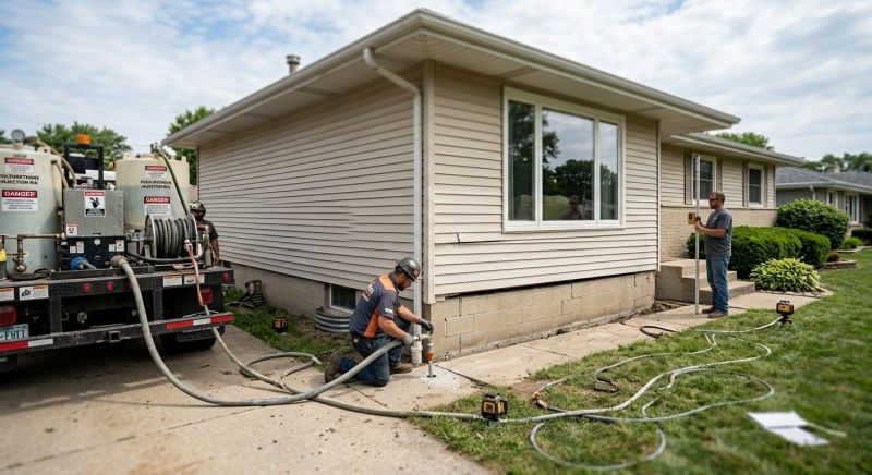 Foundation Lifting in Honor, MI
