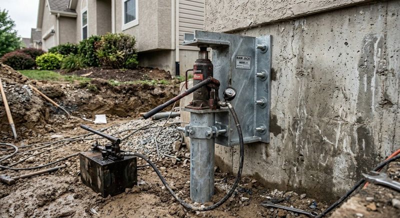 Foundation Pier Leveling in Benzie County, MI