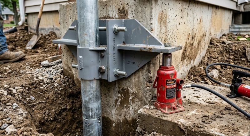 Foundation Pier Leveling in Benzie County, MI
