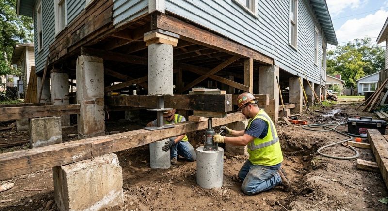 Foundation Pier Repair in Benzie County, MI