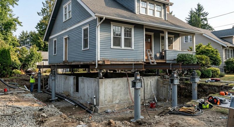 Foundation Raising in Onekama, MI