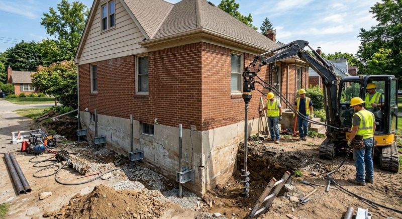 Foundation Stabilizing in Bear Lake, MI
