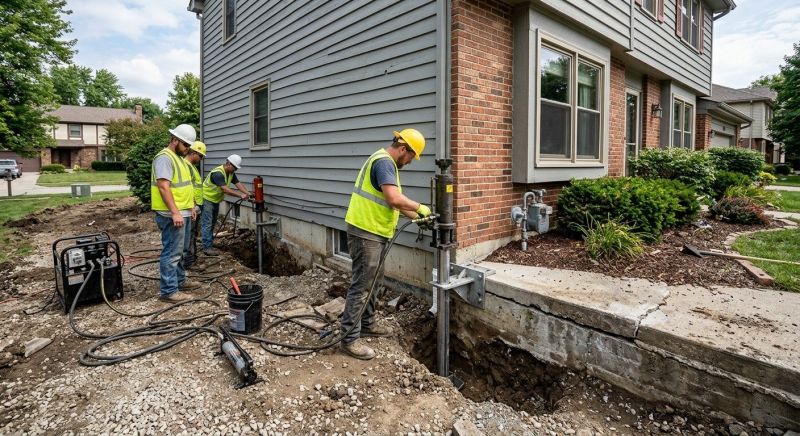 Foundation Stabilizing in Empire, MI