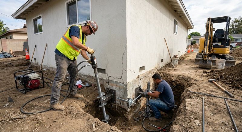 Foundation Stabilizing in Empire, MI