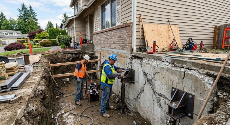 Foundation Structural Repair in Bear Lake, MI