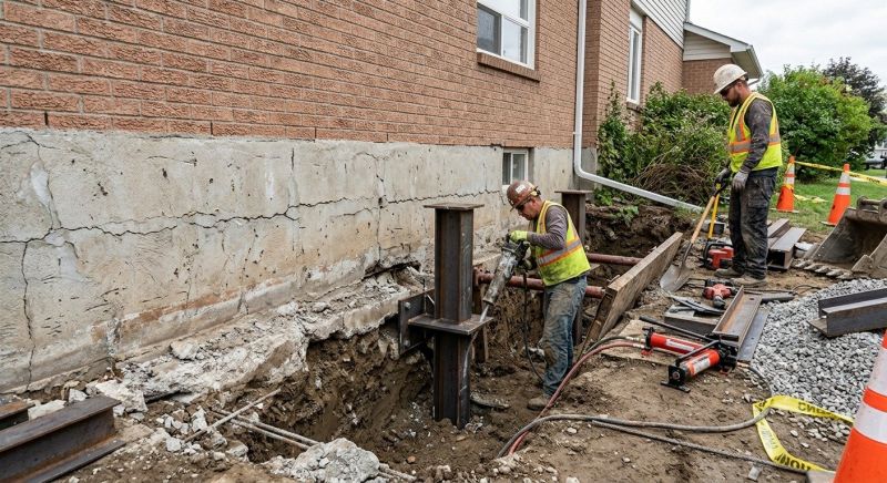 Foundation Structural Repair in Honor, MI