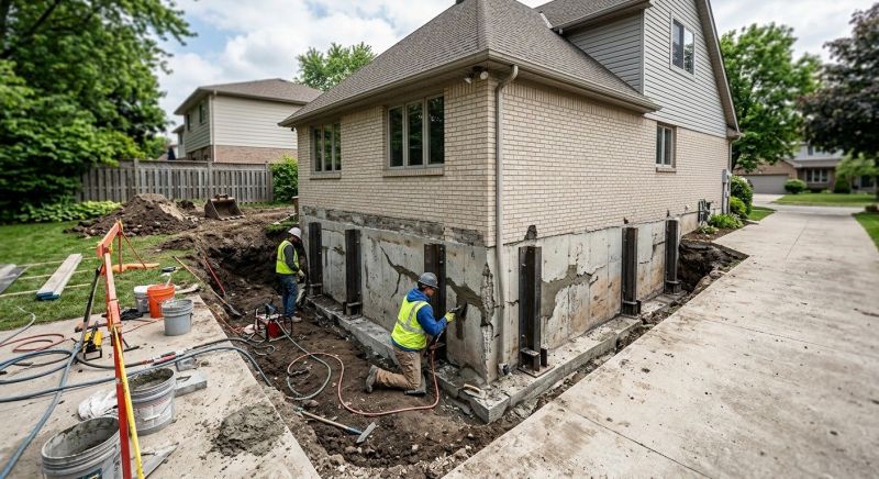 Foundation Structural Repair in Honor, MI