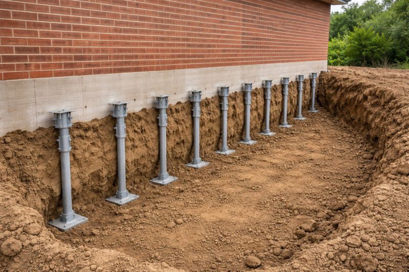 Helical Piers Installation in Benzie County, MI