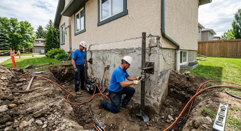 Helical Pile Installation in Benzie County, MI