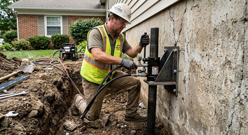 Home Foundation Leveling in Honor, MI