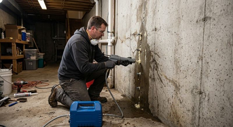 Leaking Foundation Repair in Benzie County, MI