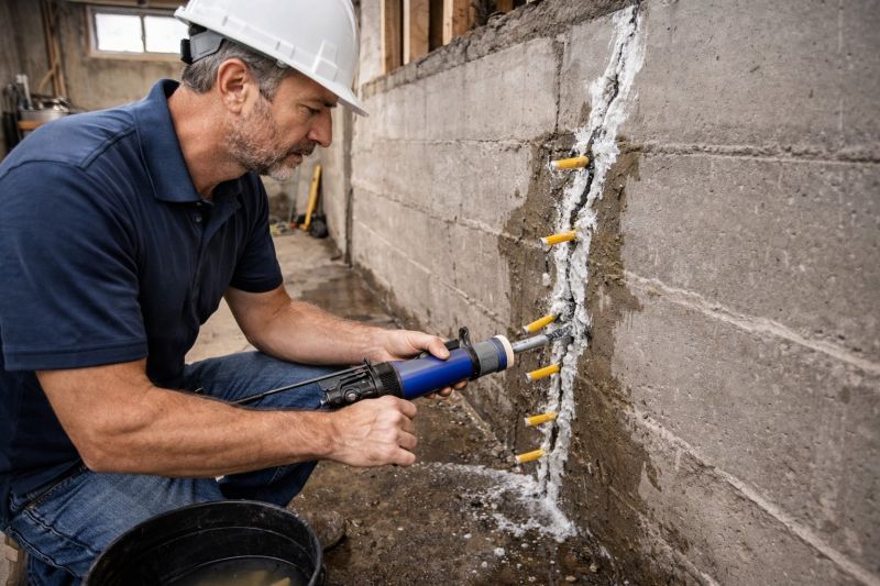 Leaking Foundation Repair in Benzie County, MI