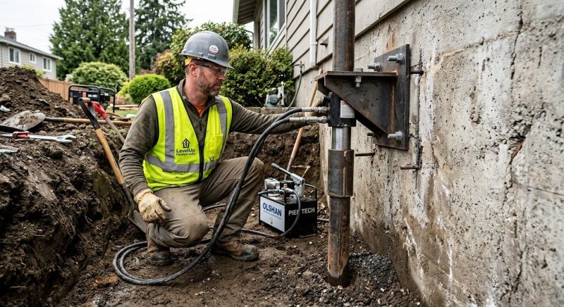 Settling Foundation Service in Honor, MI