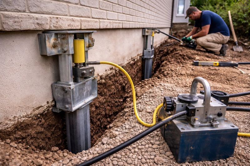 Sinking Foundation Repair in Bear Lake, MI