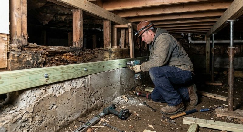 Sinking Foundation Repair in Frankfort, MI