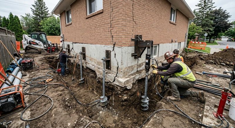 Sinking Foundation Repair in Onekama, MI