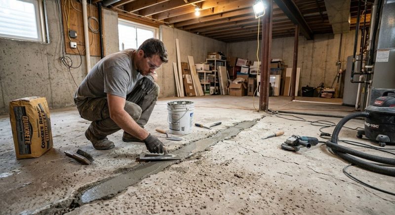 Slab Foundation Repair in Benzie County, MI