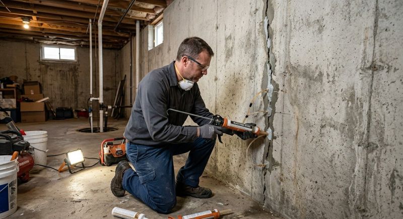 Structural Crack Repair in Benzie County, MI
