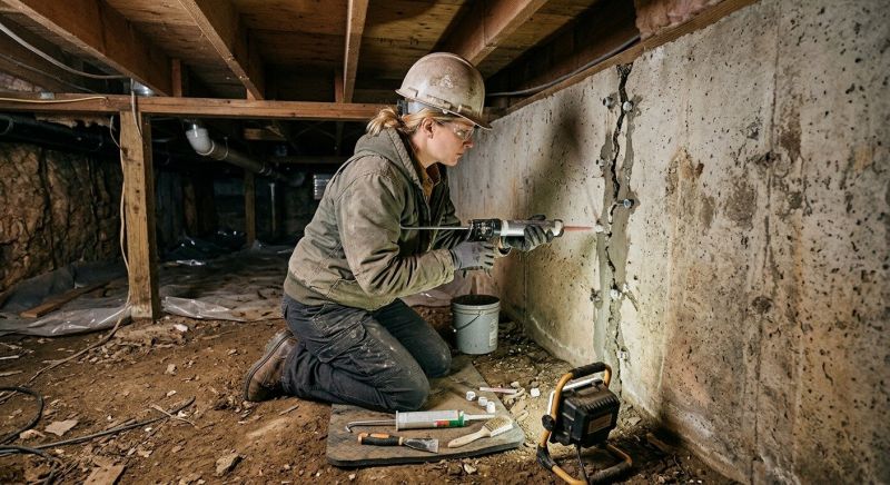 Structural Foundation Repair in Empire, MI