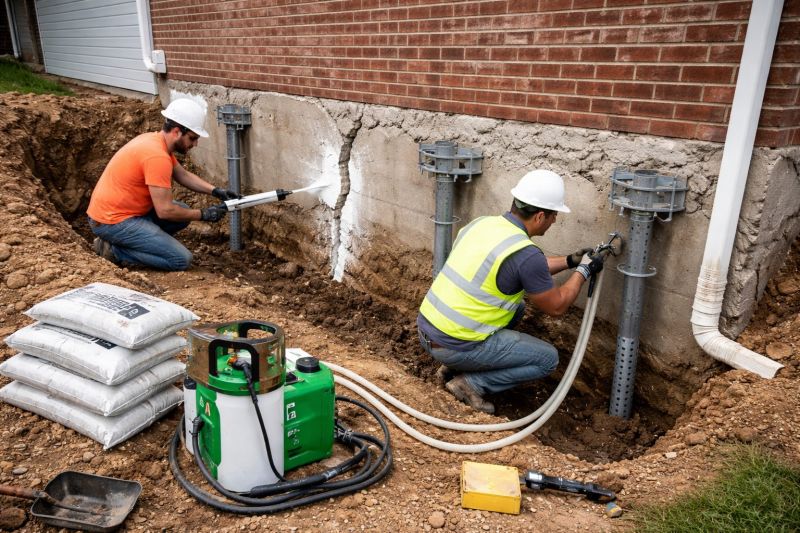 Structural Foundation Repair in Honor, MI