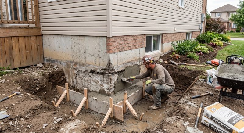 Structural Foundation Repair in Honor, MI