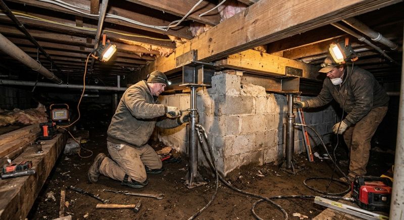 Structural Foundation Repair in Onekama, MI