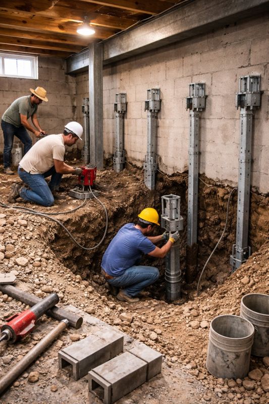Structural Underpinning in Benzie County, MI