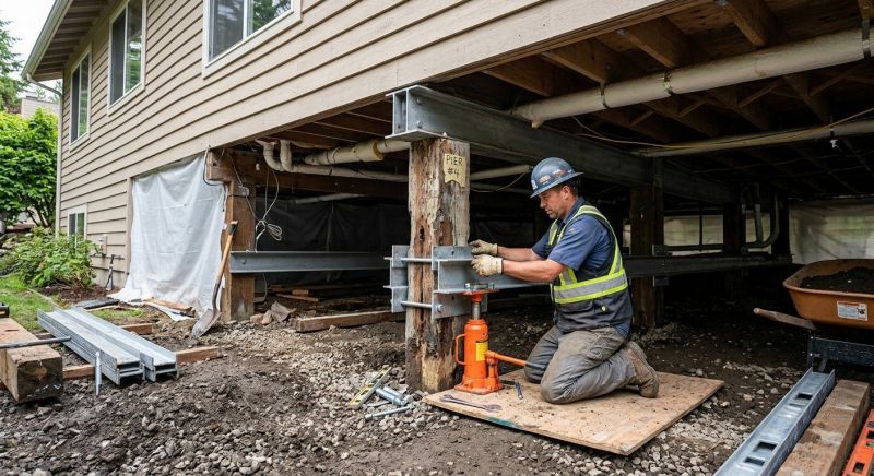 Structural Underpinning in Benzie County, MI
